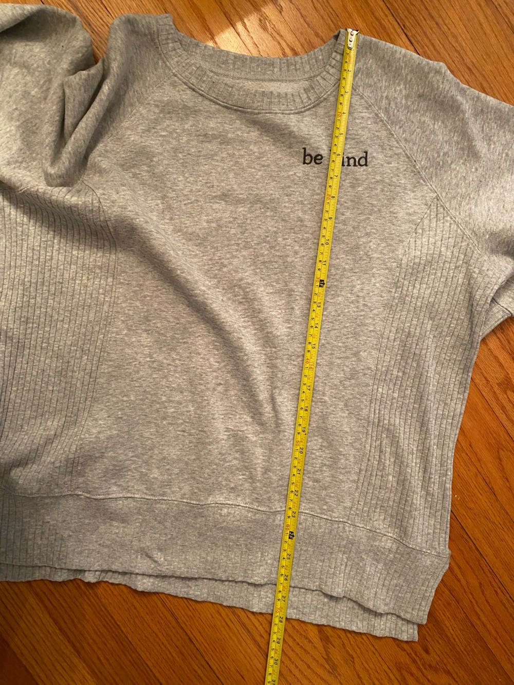 GUC Maurices Willowsoft Be Kind Sweatshirt Cotton Blend Top Gray Large - Picture 9 of 10